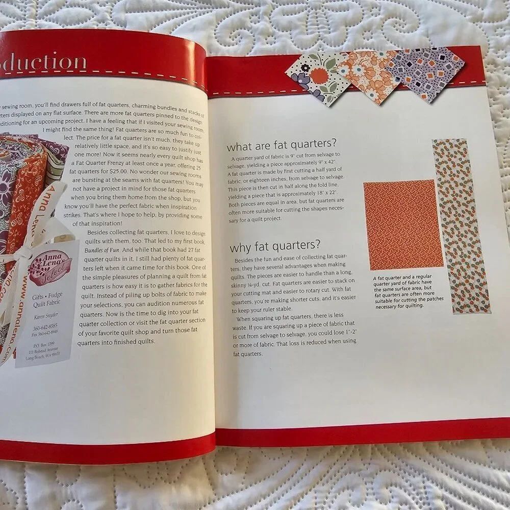 Fat Quarter Fun By Karen Snyder Quilting Book 2007 Krause Publications